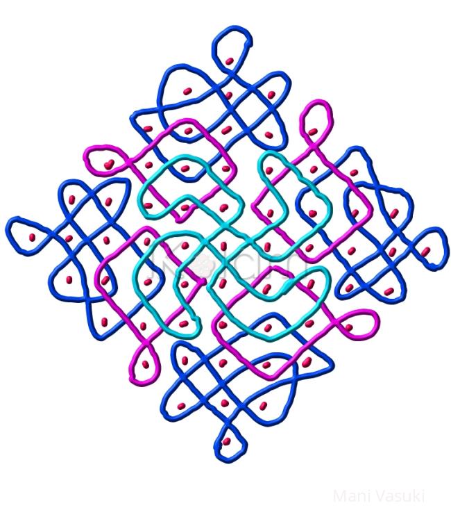 Rangoli: pulli kolam