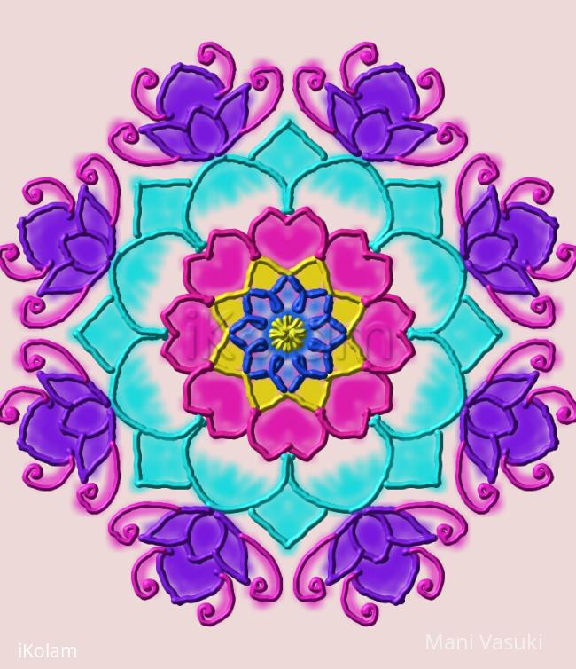 Rangoli: freehand digital rangoli