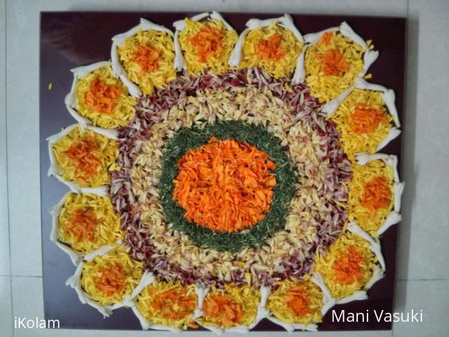 Rangoli: Free hand  rangoli 