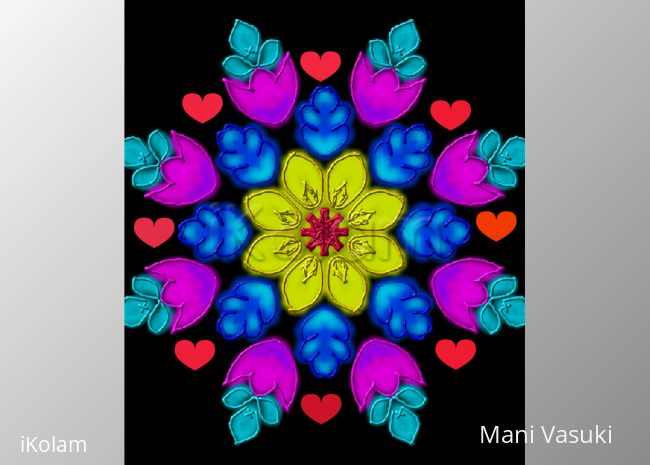 Rangoli: freehand digital rangoli
