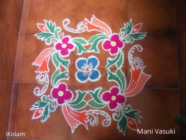 Rangoli: Dotted kolam Rangoli: Dotted kolam