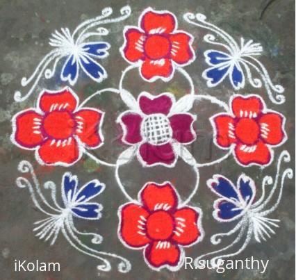 Rangoli: Margazhi Rangoli 4