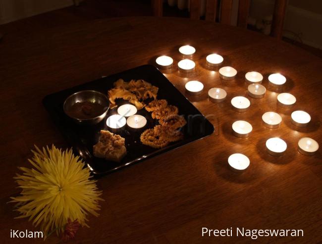 Diwali 2009 in Connecticut, US - ikolam diwali.jpg