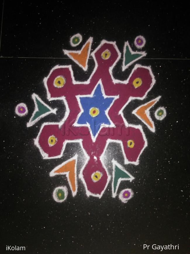 Rangoli: Margazhi Kolam #2 Rangoli: Margazhi Kolam #2