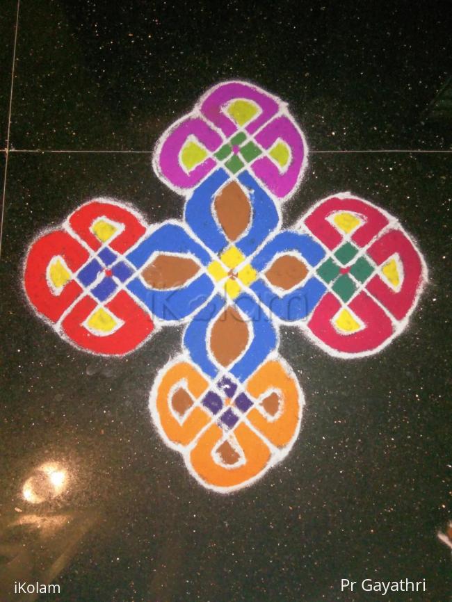 Rangoli: Margazhi Kolam #5 Rangoli: Margazhi Kolam #5