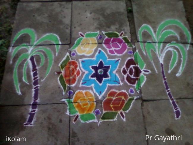 Rangoli: Pongal Kolam2