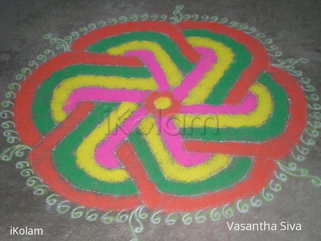 Rangoli: Margazhi malar