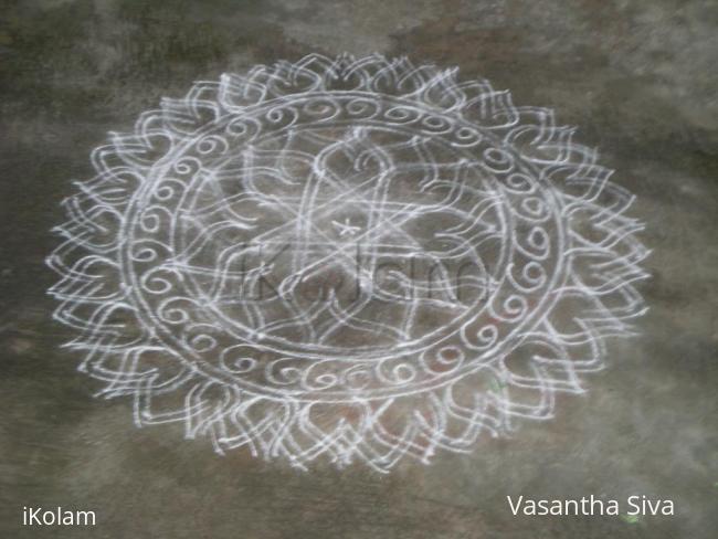 Rangoli: Margazhi malar