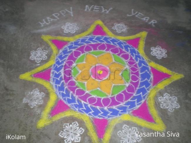 Rangoli: Margazhi malar