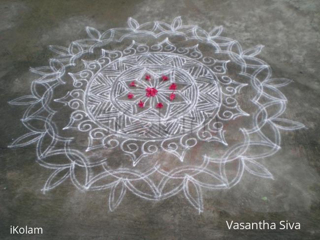 Rangoli: Freehand kolam