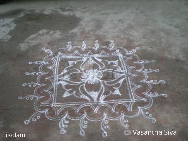 Rangoli: margazhi kolam 7