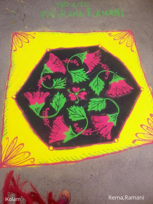 Rangoli: sembaruthi poo kolam