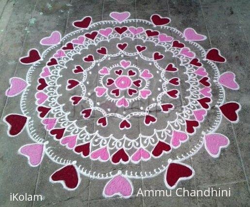 Rangoli: Valentine day spl kolam