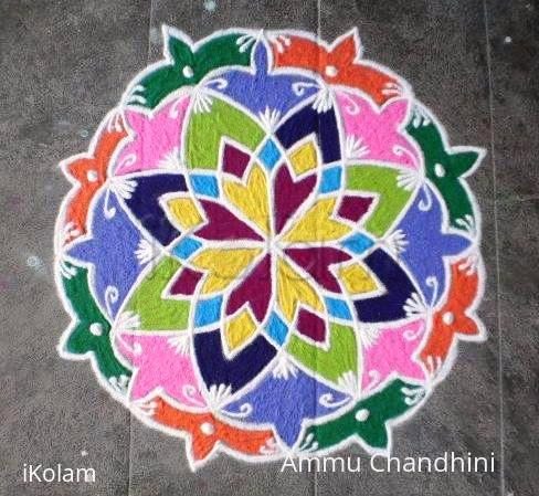 Rangoli: 4 th Anniversary kolam