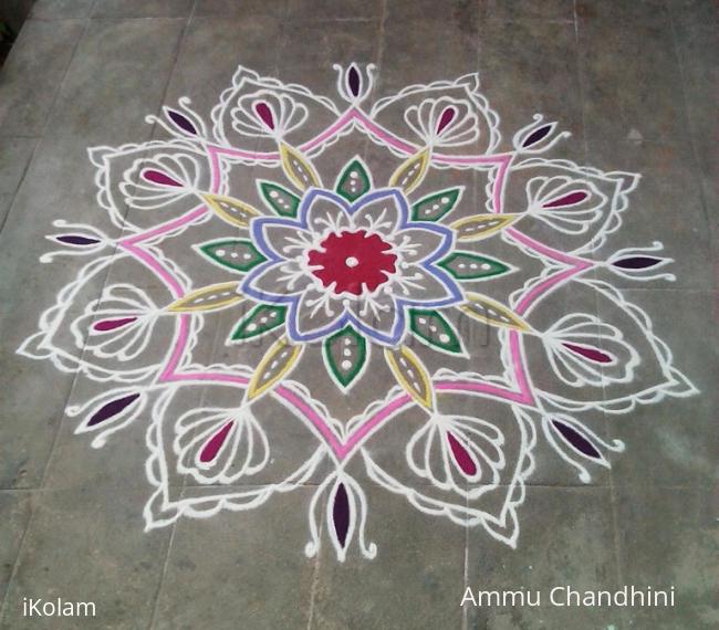 Rangoli: Freehand rangoli