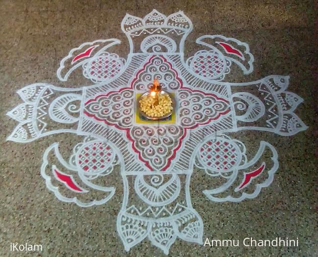 Rangoli: Aadi perukku spl kolam