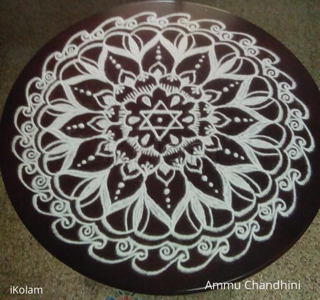 Rangoli: Table top rangoli