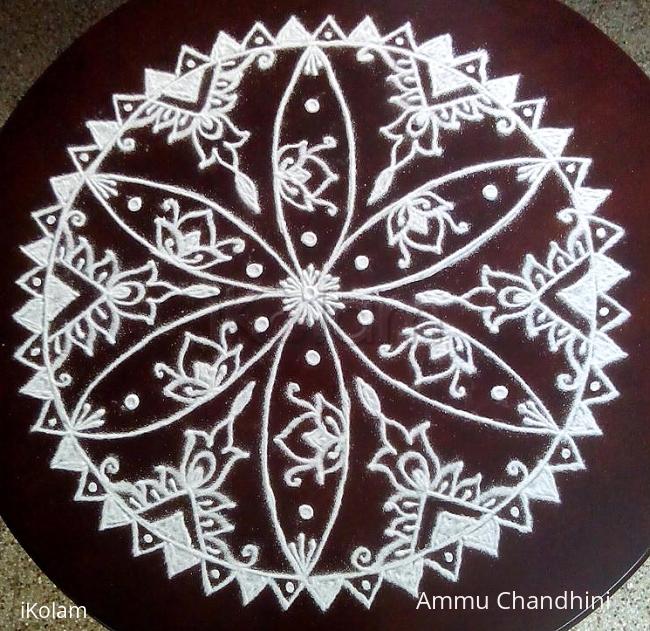 Rangoli: Table top rangoli