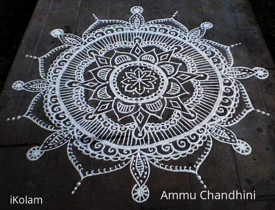 Rangoli: Freehand rangoli