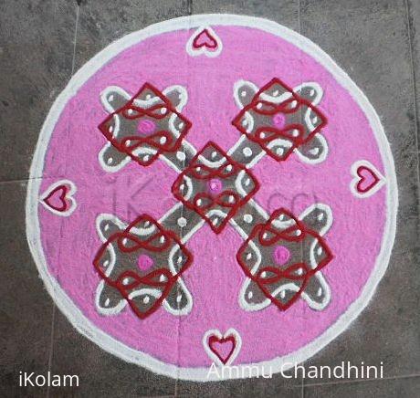 Rangoli: Valentine day spl rangoli-4