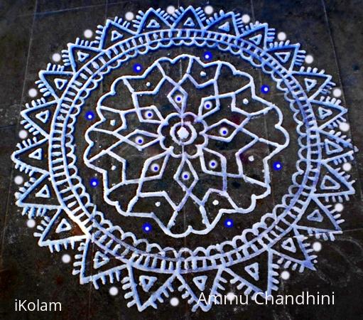 Rangoli: Freehand rangoli