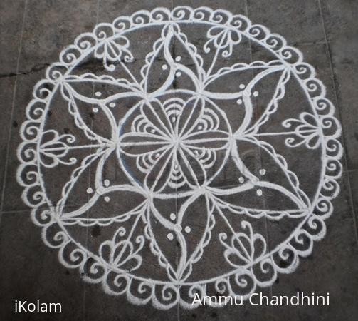 Rangoli: Freehand rangoli