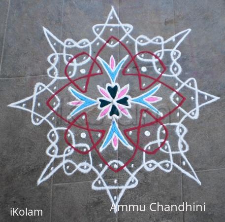 Rangoli: dotted kolam