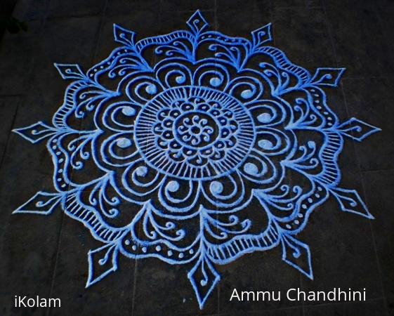 Rangoli: Freehand rangoli