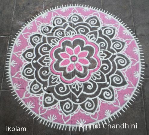 Rangoli: Freehand rangoli