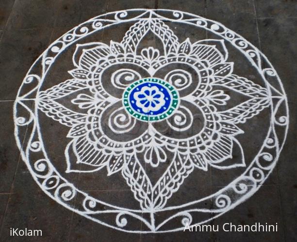 Rangoli: Freehand rangoli