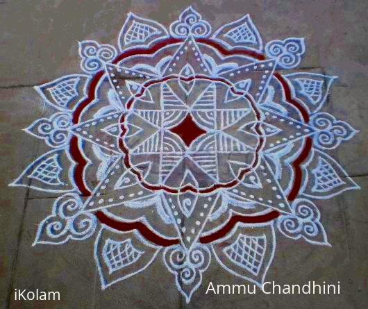 Rangoli: Aadi 4th velli(friday) kolam
