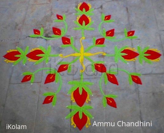 Rangoli: Happy day kolam:)