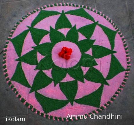 Rangoli: Purattaasi 4th saturday kolam