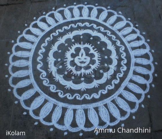 Rangoli: Alpona style rangoli