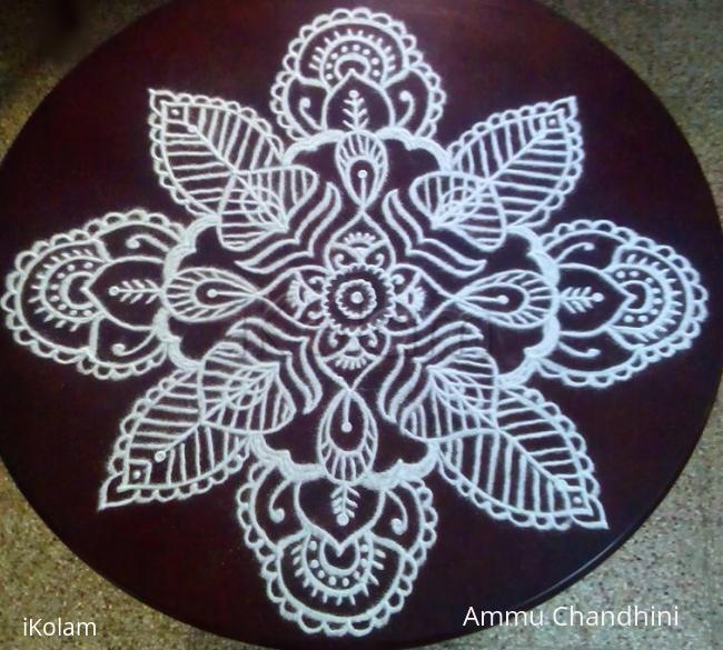 Rangoli: Happy birthday kolam