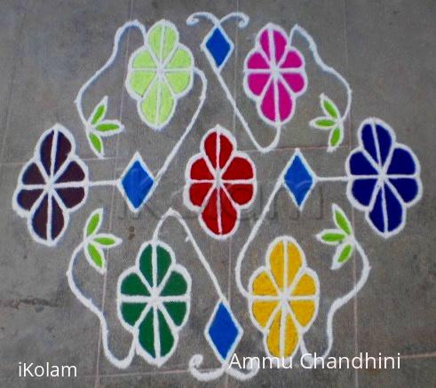 Rangoli: Spring Flowers