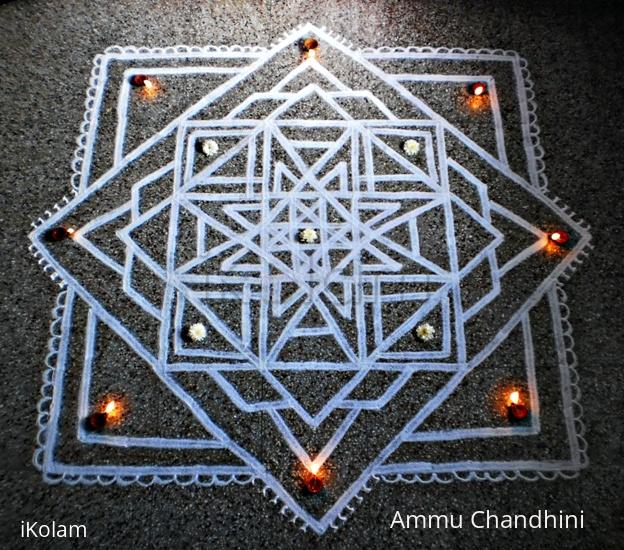 Rangoli: Vaikunta ekaadesi kolam