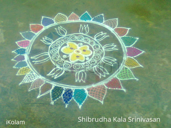 Rangoli: circle rangoli