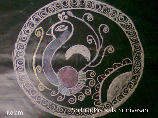 Rangoli: Peacock