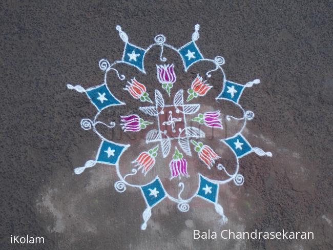 Rangoli: freehand kolam