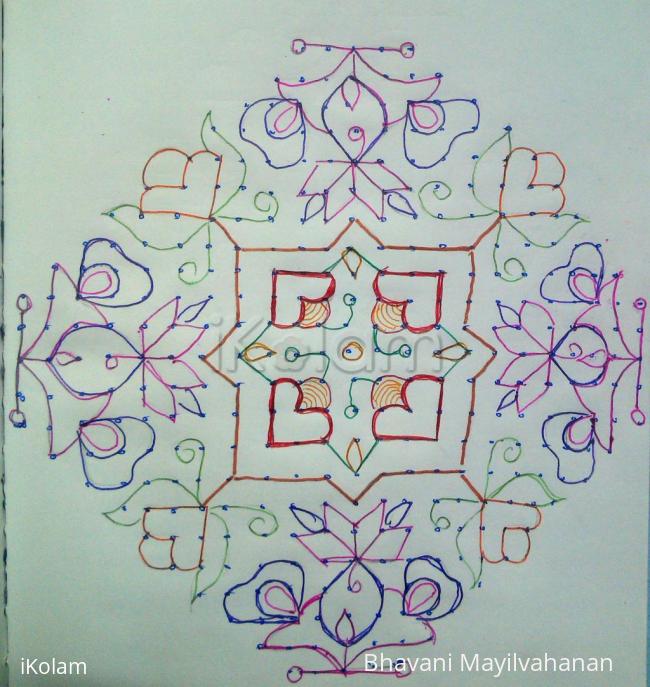 Rangoli: MARGAZHI DAY6 2014-15 Rangoli: MARGAZHI DAY6 2014-15