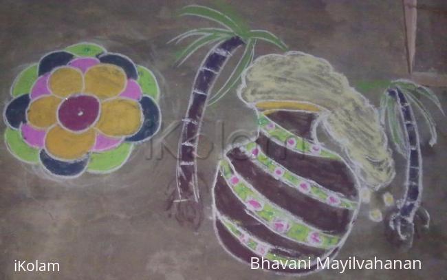 Rangoli: KIRITHI'S PONGAL1 Rangoli: KIRITHI'S PONGAL1