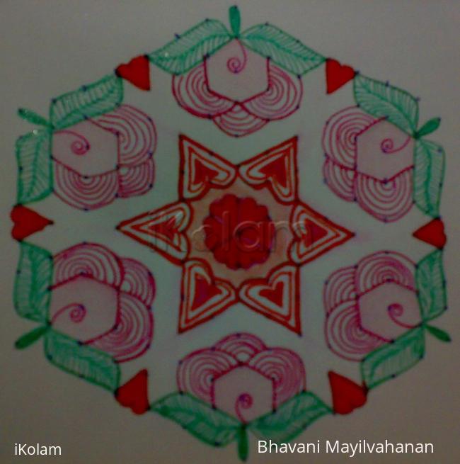 Rangoli: VALENTINES DAY