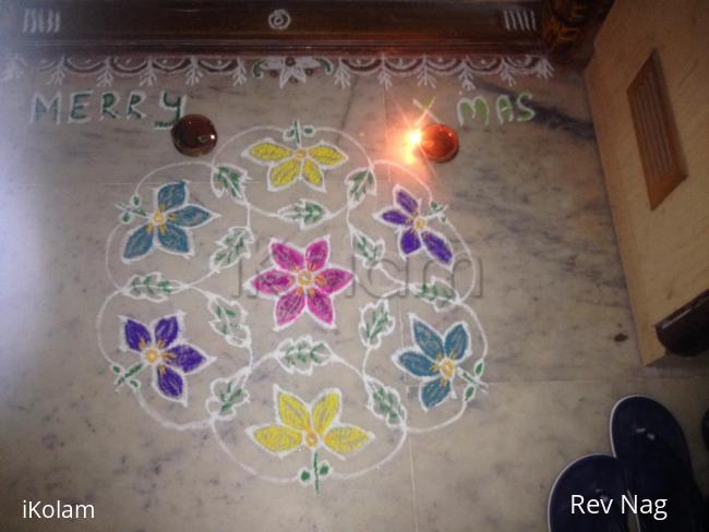 Rangoli: Merry x mas