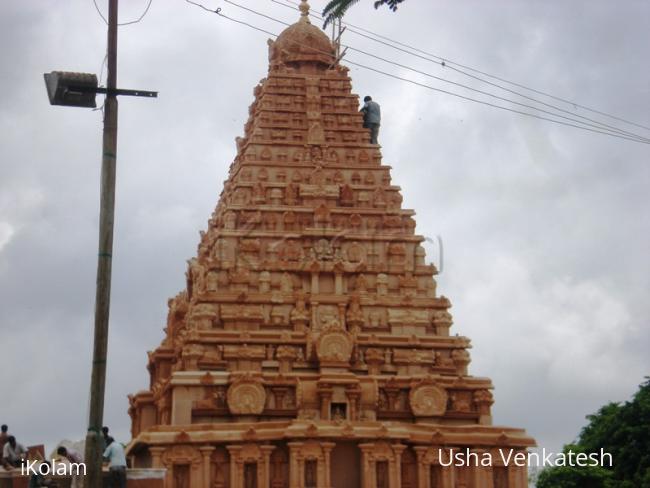 Big temple set at thanjavur for1000 years celebration - P9220081.JPG