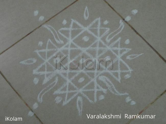 Rangoli: Free hand rangoli
