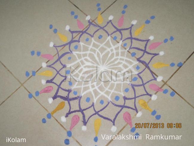 Rangoli: Free hand rangoli