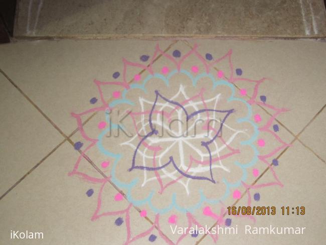 Rangoli: Free hand rangoli