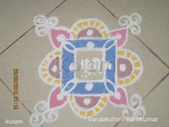 Rangoli: Sri Krishna Jeyanthi Kolam