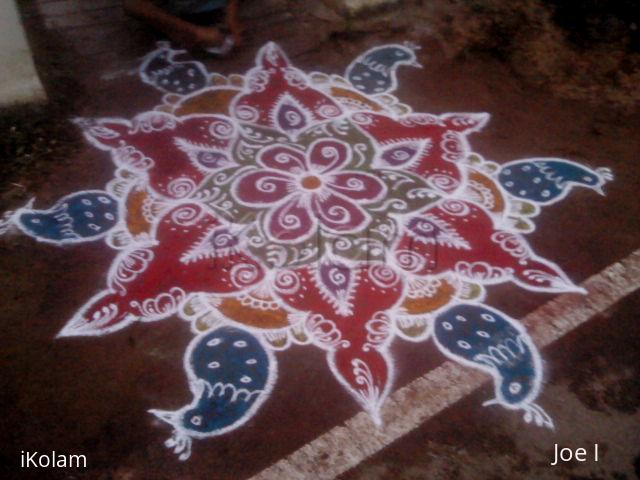 Rangoli: colours